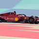 A photo of the 2022 Ferrari F1 car in Bahrain.